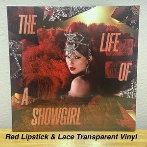 Taylor Swift Red and Black Vinyl Record